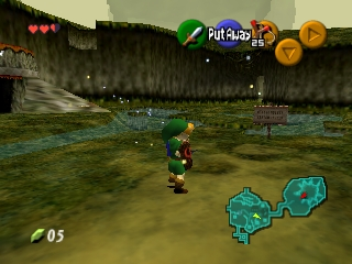 Legend of Zelda, The - Ocarina of Time (USA) In game screenshot